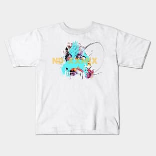 Horse abstract collage Kids T-Shirt